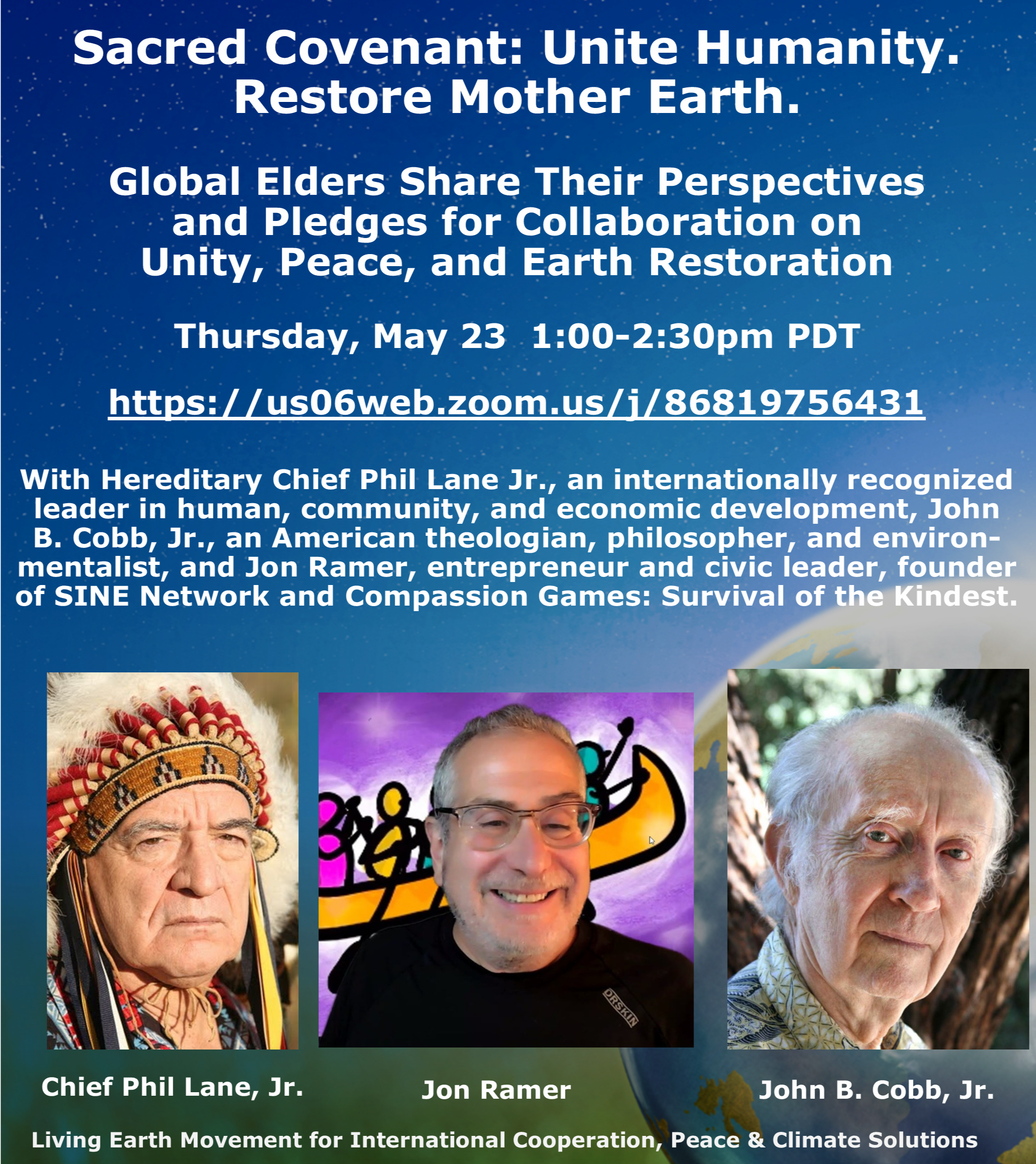 Restore Mother Earth - Global Elders Sahre Their Perspective and Pledges for Collaboration on Unity, Peace, and Earth Restoration