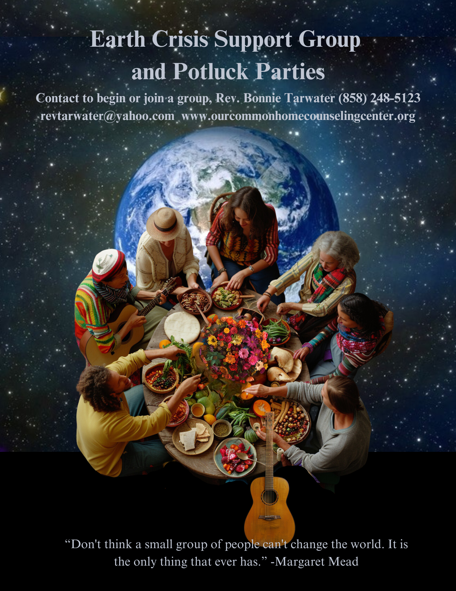 Earth Crisis Support Group and Potluck Parties
